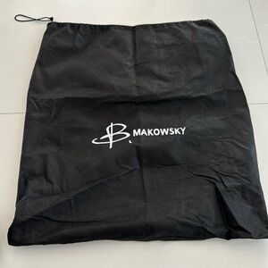 B Makowsky Dust Bag Drawstring Closure Black 22x20 inches Jumbo